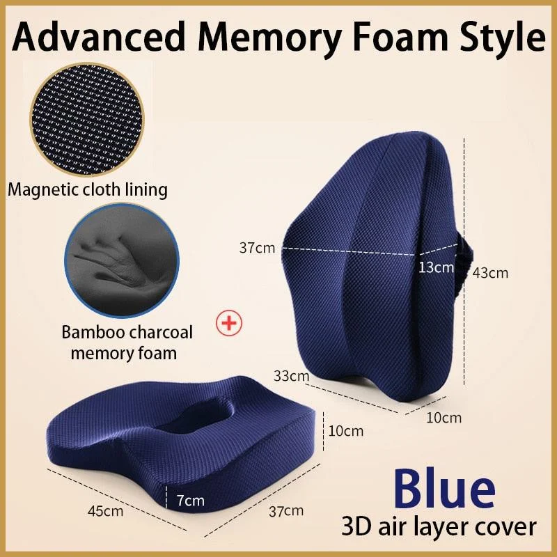 Orthopedic Memory Foam Seat Cusion -