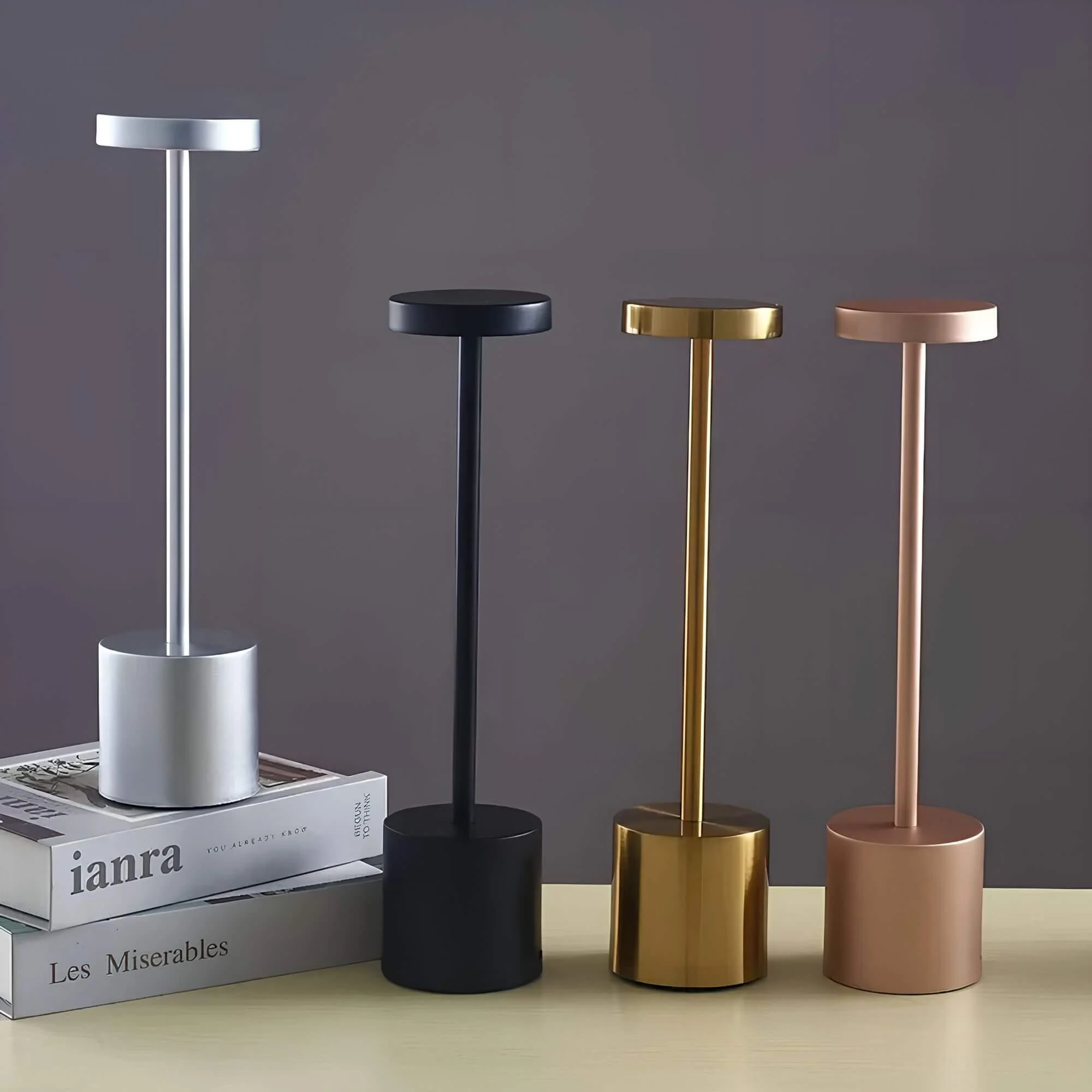 Oslo Elegantetischlampe Dimmbarekabelloseled Leuchte5xlumina