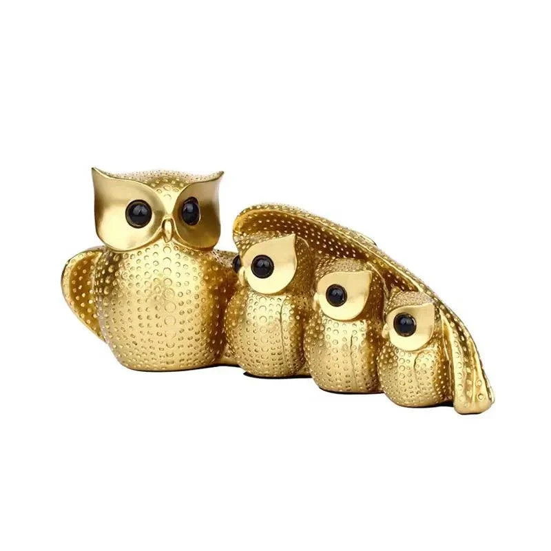 Owl Family Figurine Set -