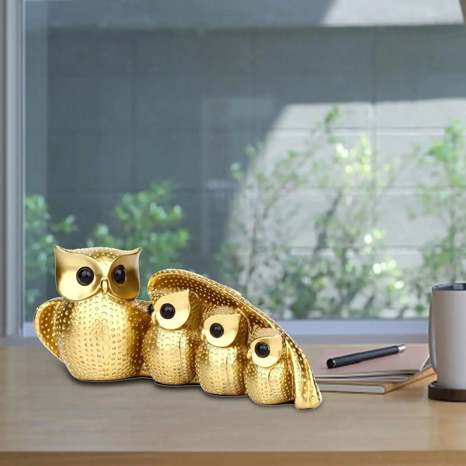 Owl Family Figurine Set -