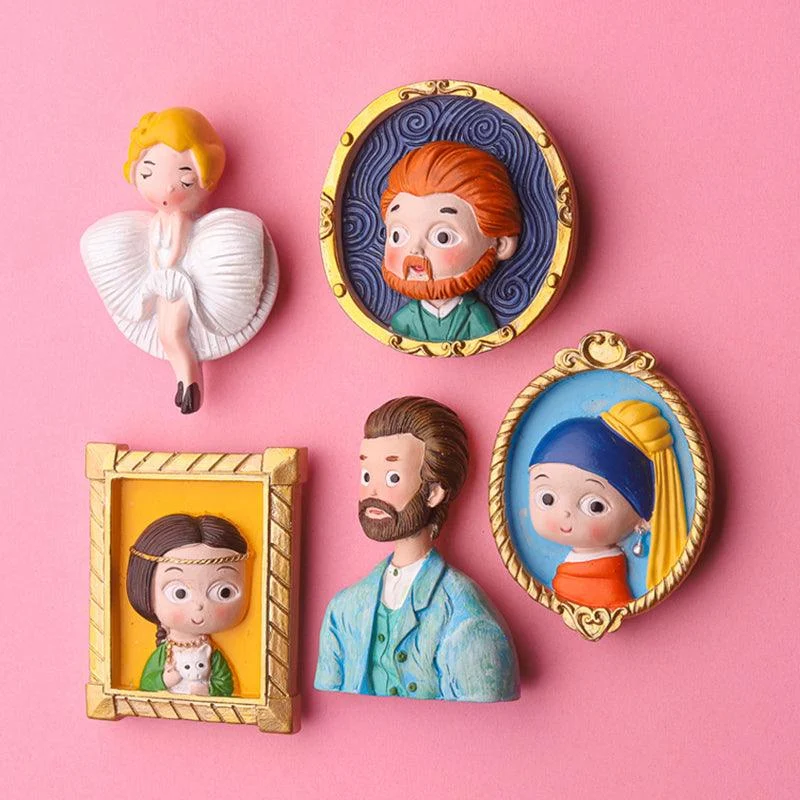 PaintingsontheFridgeDecor-Homeko3 Paintings on the Fridge Decor - Homeko