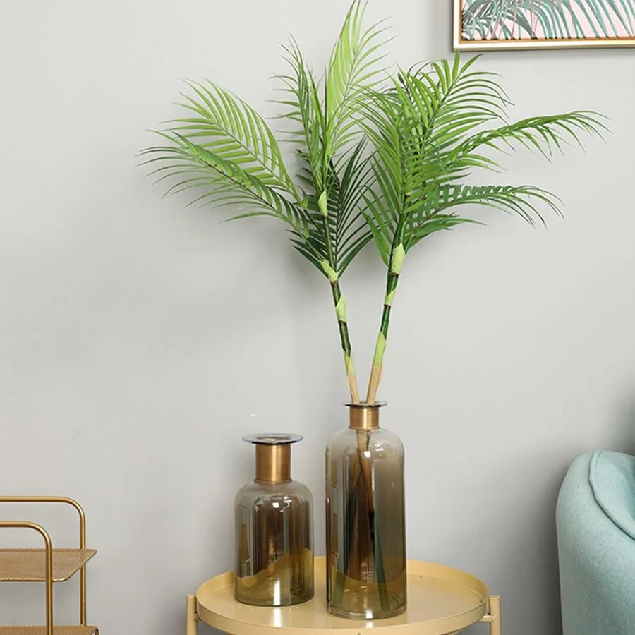 Palm Tree Artificial Leaves Branches Vivid Wild Faux Foliage Fake Plant For Home Wedding Living Room 378be742 6574 4b75 8e94 6f2ae31a7150