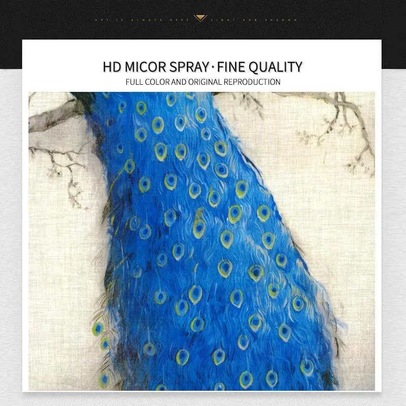 Peacock Canvas -