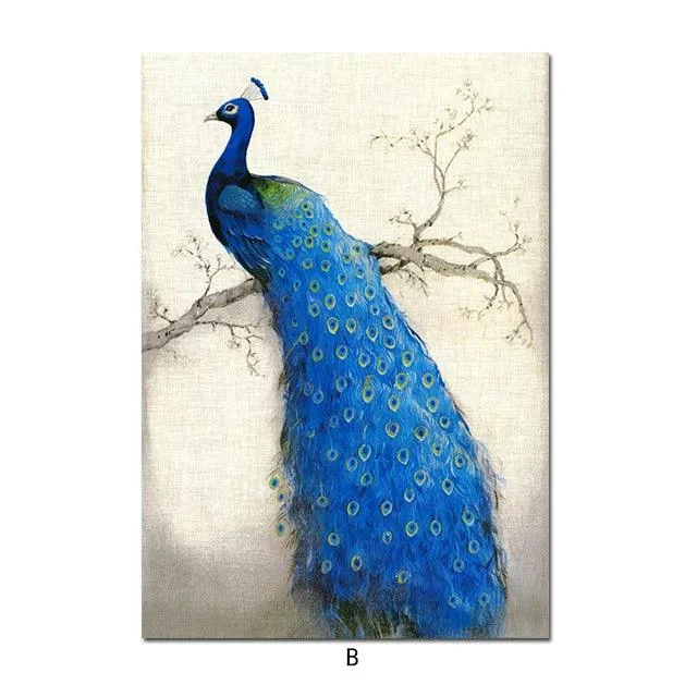 Peacock Canvas -