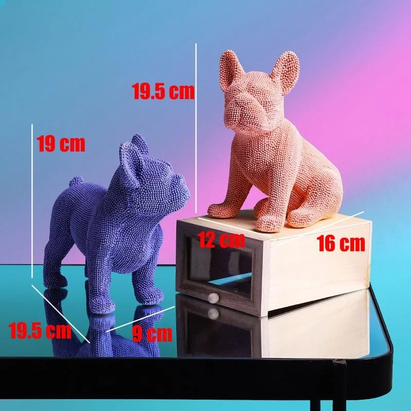 PelletFrenchBulldogFigurine-Homeko6 Pellet French Bulldog Figurine - Homeko