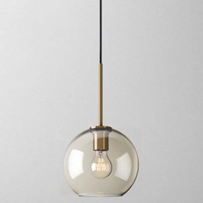 PendantLampCognacGlassModernMinimalist1-LightLightingForDiningTable-Homeko14 Pendant Lamp Cognac Glass Modern Minimalist 1-Light Lighting For Dining Table - Homeko