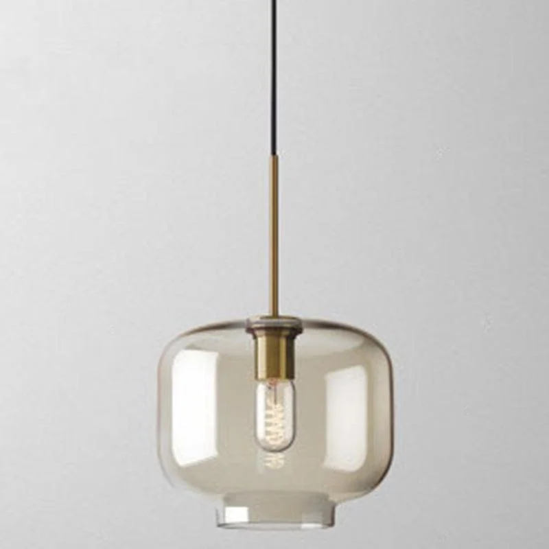 PendantLampCognacGlassModernMinimalist1-LightLightingForDiningTable-Homeko15 Pendant Lamp Cognac Glass Modern Minimalist 1-Light Lighting For Dining Table - Homeko