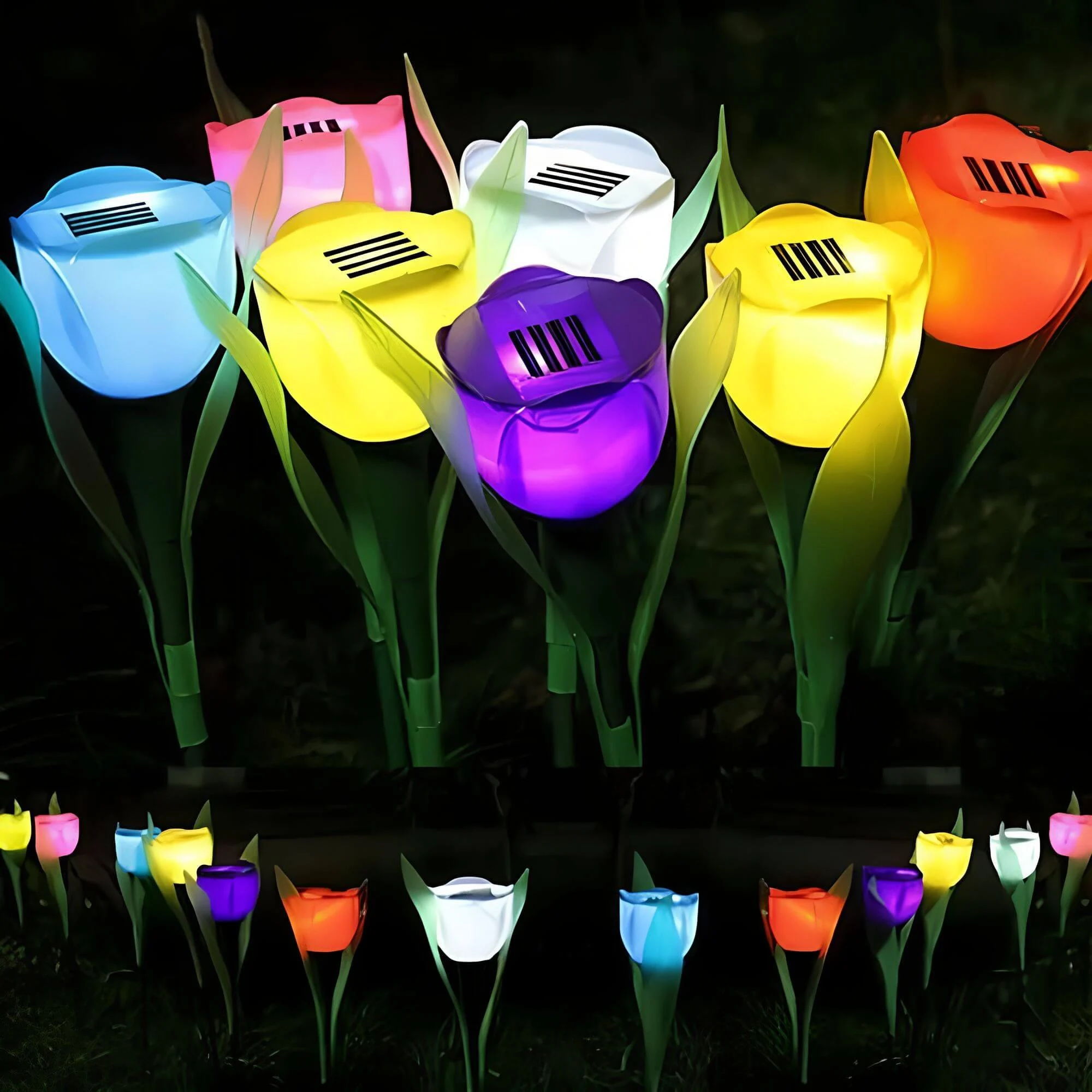 PetalGlowSolarTulpen-Blumenlampen-SolarbetriebeneGartenleuchtenxlumina Petalglowsolartulpen Blumenlampen Solarbetriebenegartenleuchtenxlumina