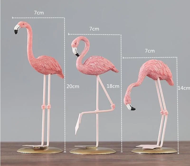 PinkFlamingoFigurine-Homeko5 Pink Flamingo Figurine - Homeko