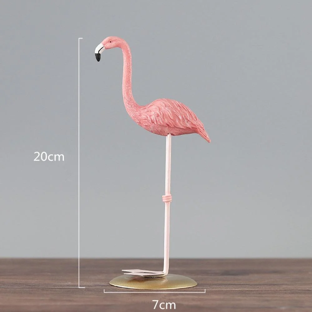 PinkFlamingoFigurine-Homeko7 Pink Flamingo Figurine - Homeko