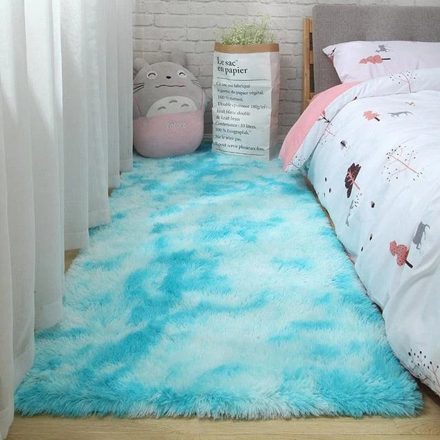 PinkGreyClassicCarpetShaggyRugsforChildrenSoftMatLivingRoom-Homeko13 Pink Grey Classic Carpet Shaggy Rugs for Children Soft Mat Living Room - Homeko