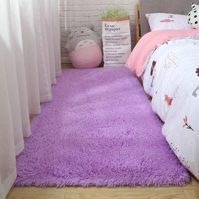PinkGreyClassicCarpetShaggyRugsforChildrenSoftMatLivingRoom-Homeko8 Pink Grey Classic Carpet Shaggy Rugs for Children Soft Mat Living Room - Homeko