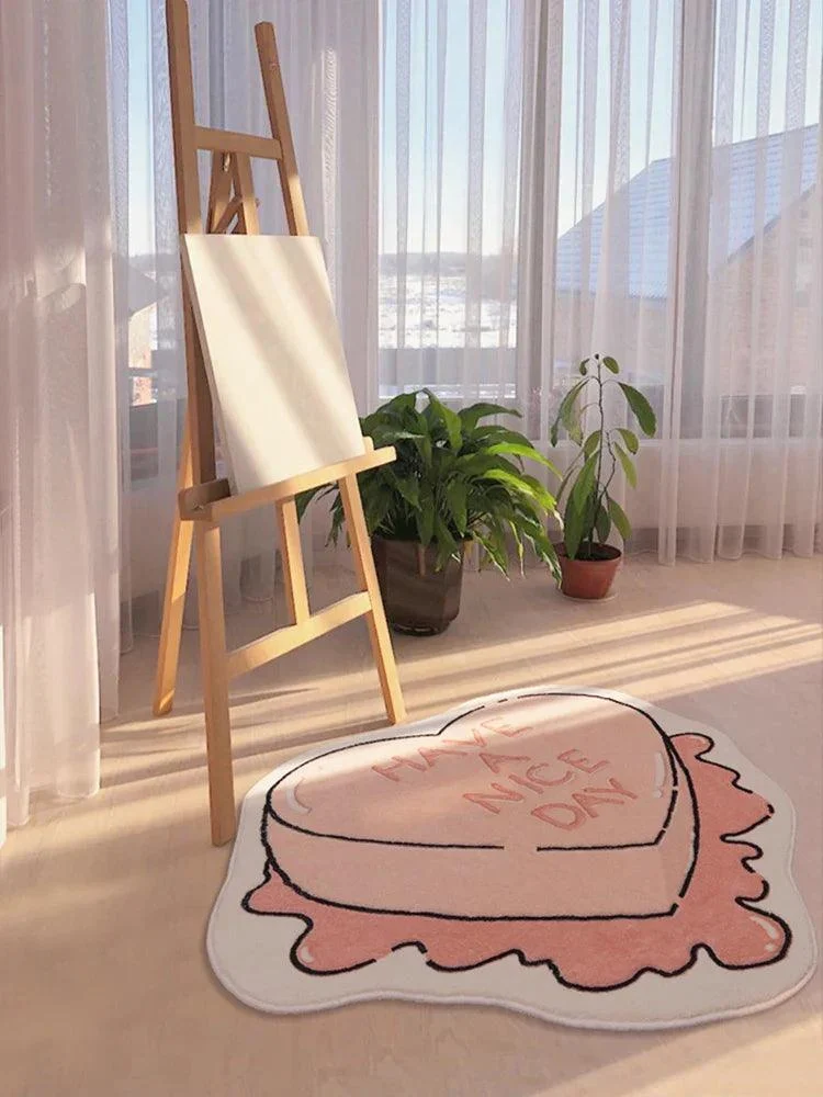 PinkNiceDayPinkComfortableSoftRugsLivingRoomDecorationforBalconyBedroom-Homeko1 Pink Nice Day Pink Comfortable Soft Rugs Living Room Decoration for Balcony Bedroom - Homeko