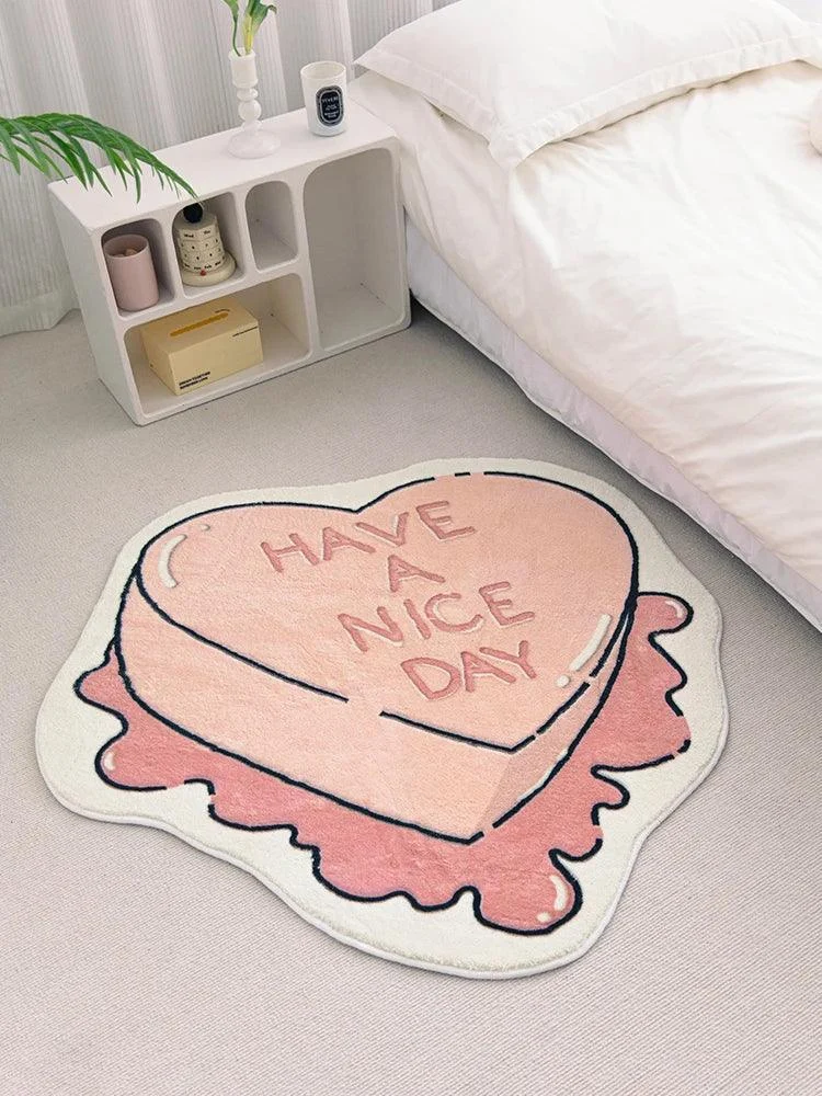 PinkNiceDayPinkComfortableSoftRugsLivingRoomDecorationforBalconyBedroom-Homeko2 Pink Nice Day Pink Comfortable Soft Rugs Living Room Decoration for Balcony Bedroom - Homeko
