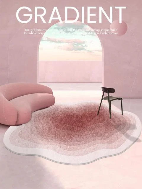 PinkPurpleGradientLuxuryPlushRugCarpetsforLivingRoomBedroomDecor-Homeko7 Pink Purple Gradient Luxury Plush Rug Carpets for Living Room Bedroom Decor - Homeko
