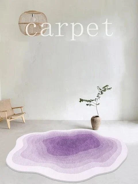 PinkPurpleGradientLuxuryPlushRugCarpetsforLivingRoomBedroomDecor-Homeko9 Pink Purple Gradient Luxury Plush Rug Carpets for Living Room Bedroom Decor - Homeko