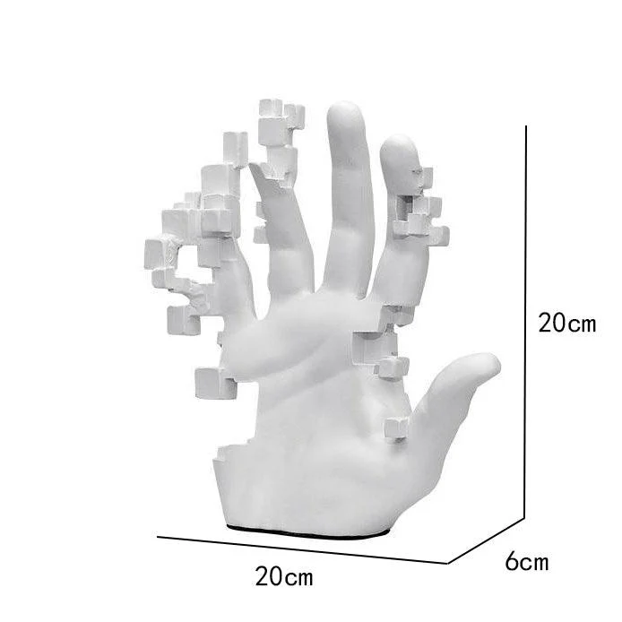 Pixel Hand Sculpture - Homeko