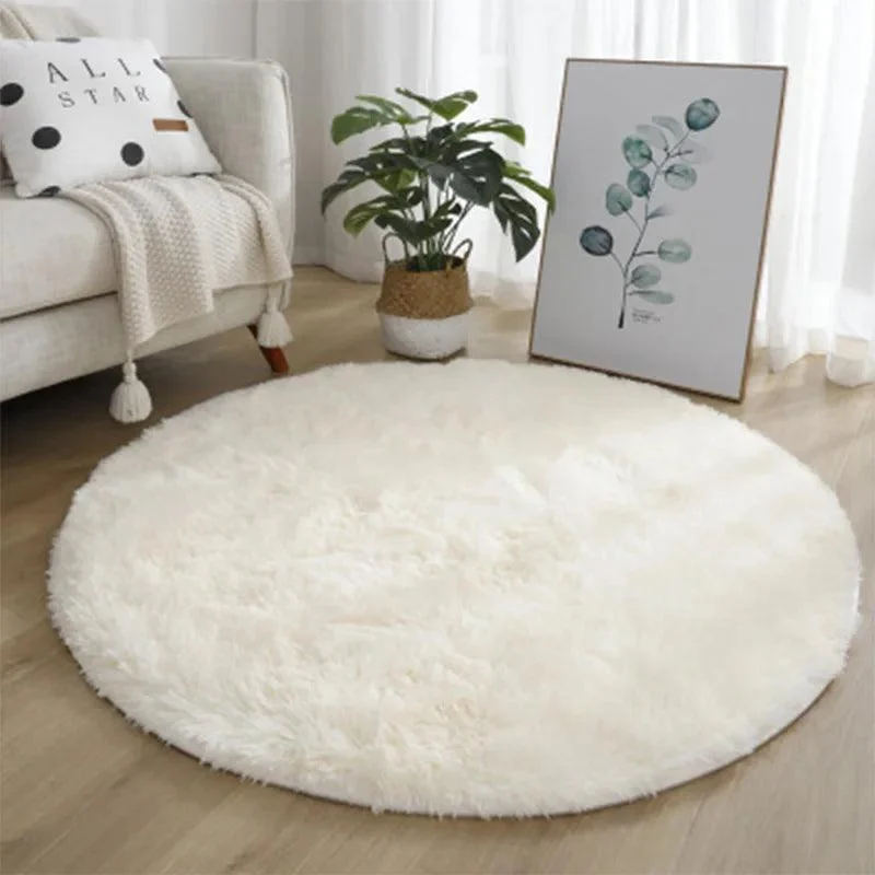 PlushRoundRug-Homeko1 Plush Round Rug - Homeko