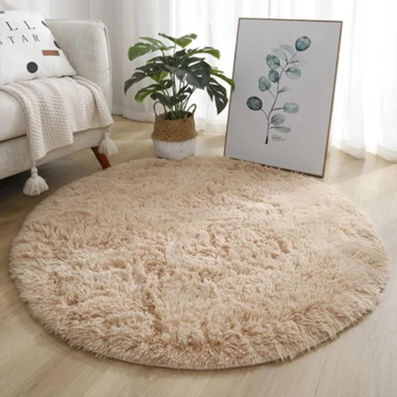 PlushRoundRug-Homeko2 Plush Round Rug - Homeko