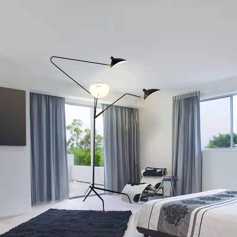 PremiumBlackTripodEuropeLampLightingLivingRoomAdjustableStandBedroomDecor-Homeko4 Premium Black Tripod Europe Lamp Lighting Living Room Adjustable Stand Bedroom Decor - Homeko