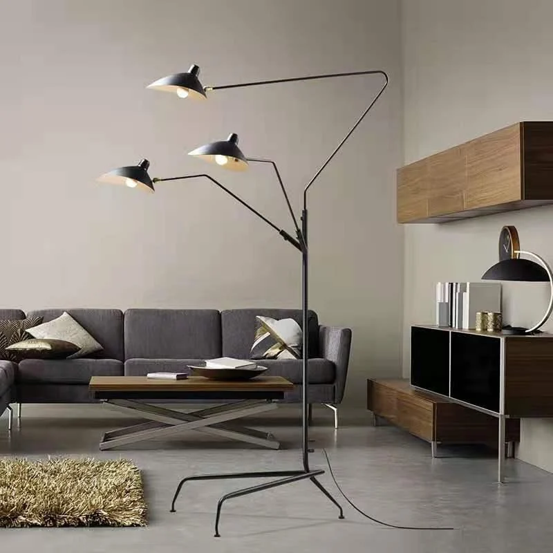 PremiumBlackTripodEuropeLampLightingLivingRoomAdjustableStandBedroomDecor-Homeko5 Premium Black Tripod Europe Lamp Lighting Living Room Adjustable Stand Bedroom Decor - Homeko