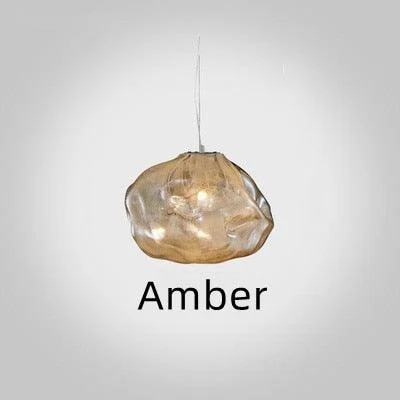 PremiumClearSmokyCloudGreyBlownGlassChandelierLightingHangingLampDecorative-Homeko9 Premium Clear Smoky Cloud Grey Blown Glass Chandelier Lighting Hanging Lamp Decorative - Homeko