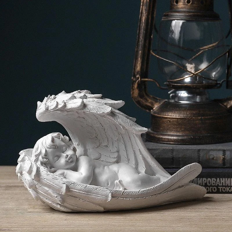 PremiumEuropeanHandmadeResinAngelSculpturesandStatuesCraftsforWedding-Homeko2 Premium European Handmade Resin Angel Sculptures and Statues Crafts for Wedding - Homeko
