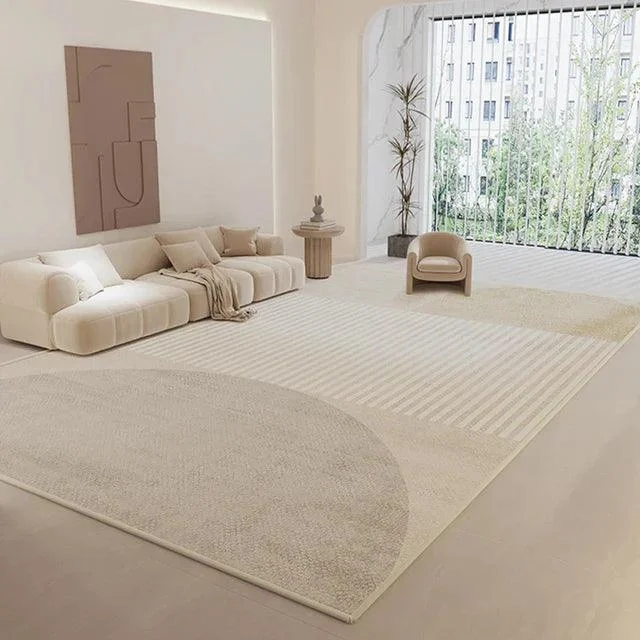 PremiumStripedCleanRugCarpetSoftLargeAreaLivingRoomBedroom-Homeko12 Premium Striped Clean Rug Carpet Soft Large Area Living Room Bedroom - Homeko