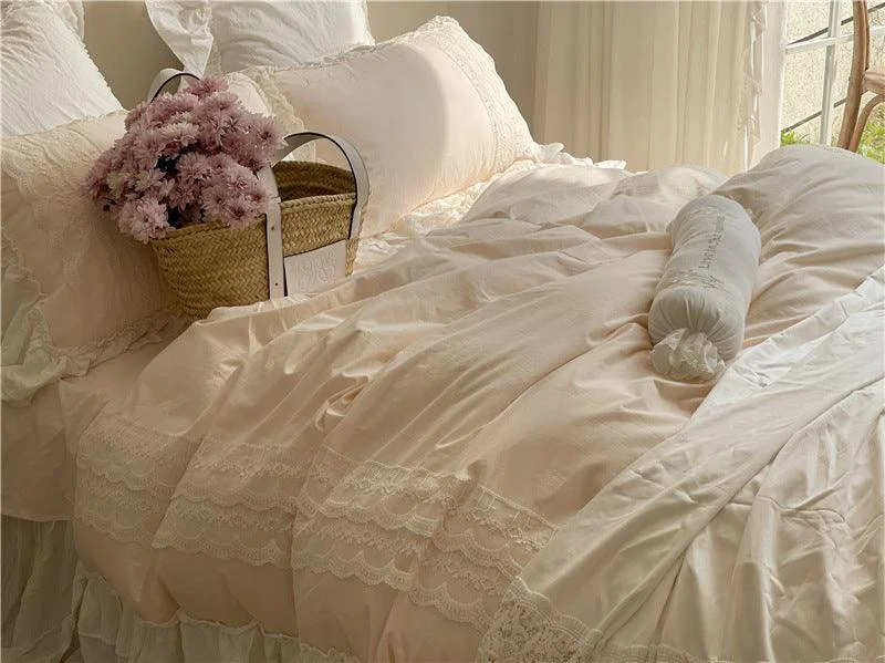 PrincesscoreLaceBeddingSetwithPinkLaceDuvetCover12 Princesscorelacebeddingsetwithpinklaceduvetcover12