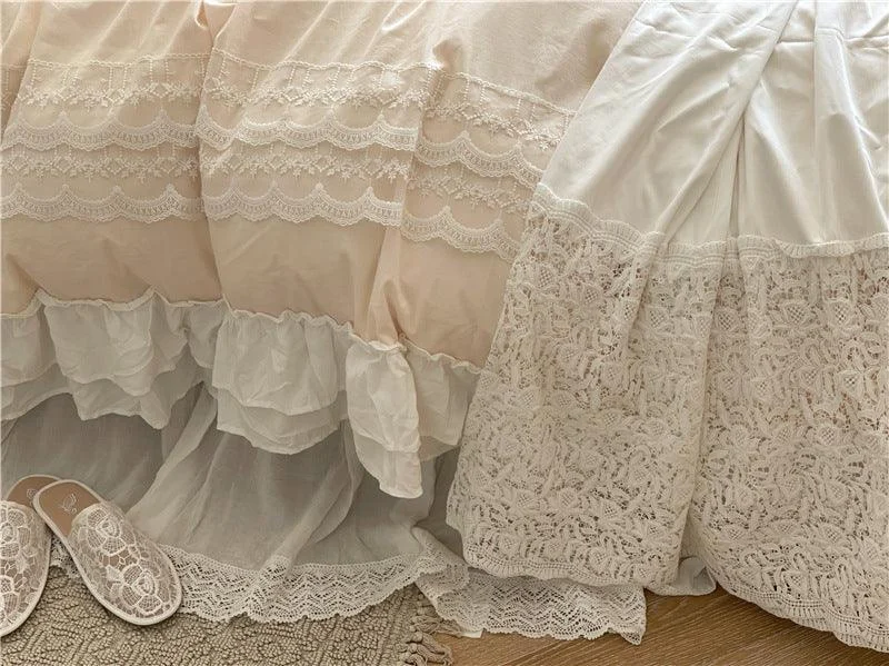 PrincesscoreLaceBeddingSetwithPinkLaceDuvetCover14 Princesscorelacebeddingsetwithpinklaceduvetcover14