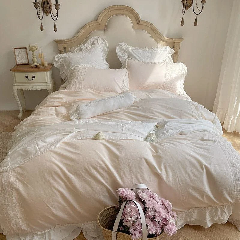 PrincesscoreLaceBeddingSetwithPinkLaceDuvetCover2 Princesscorelacebeddingsetwithpinklaceduvetcover2