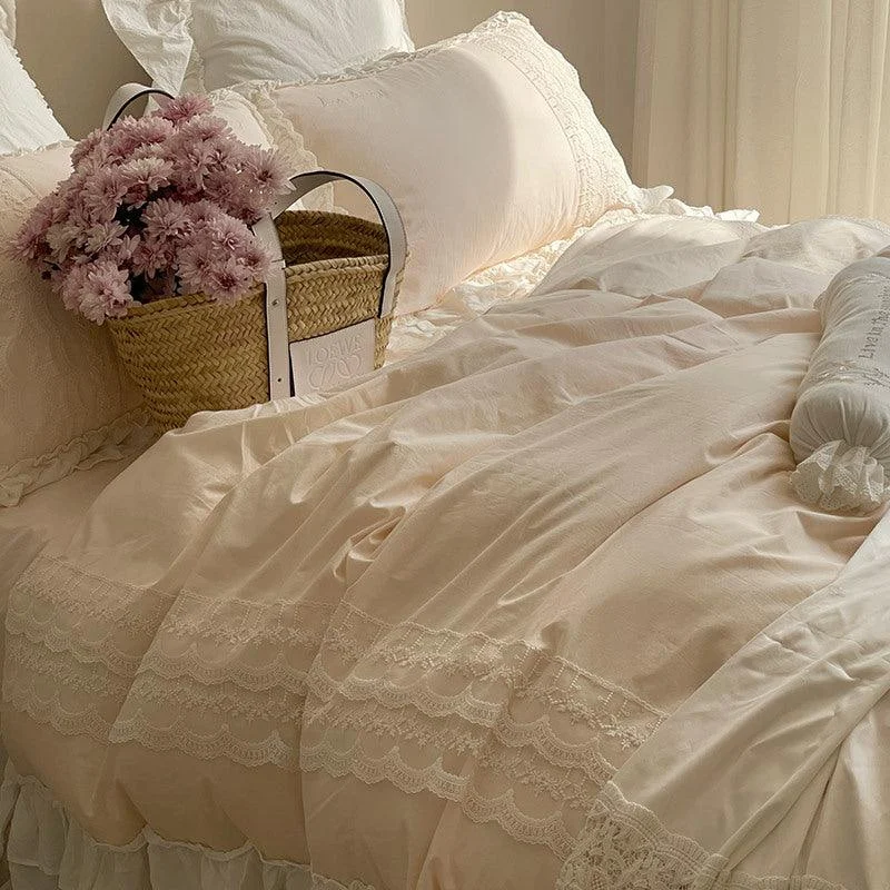 PrincesscoreLaceBeddingSetwithPinkLaceDuvetCover3 Princesscorelacebeddingsetwithpinklaceduvetcover3