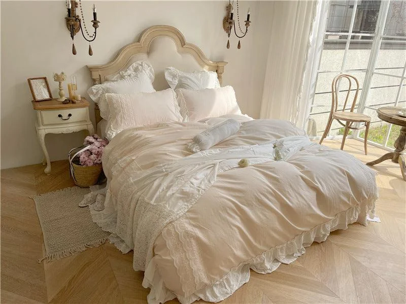 PrincesscoreLaceBeddingSetwithPinkLaceDuvetCover8 Princesscorelacebeddingsetwithpinklaceduvetcover8