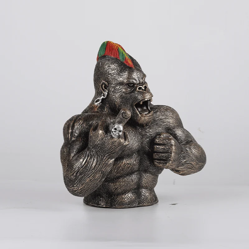 PunkKingKongFigurines-Homeko6 Punk King Kong Figurines - Homeko