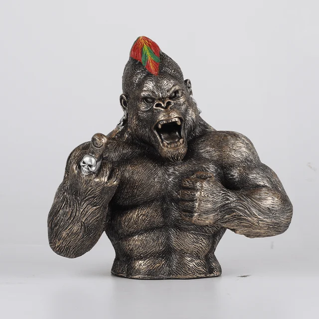 PunkKingKongFigurines-Homeko9 Punk King Kong Figurines - Homeko