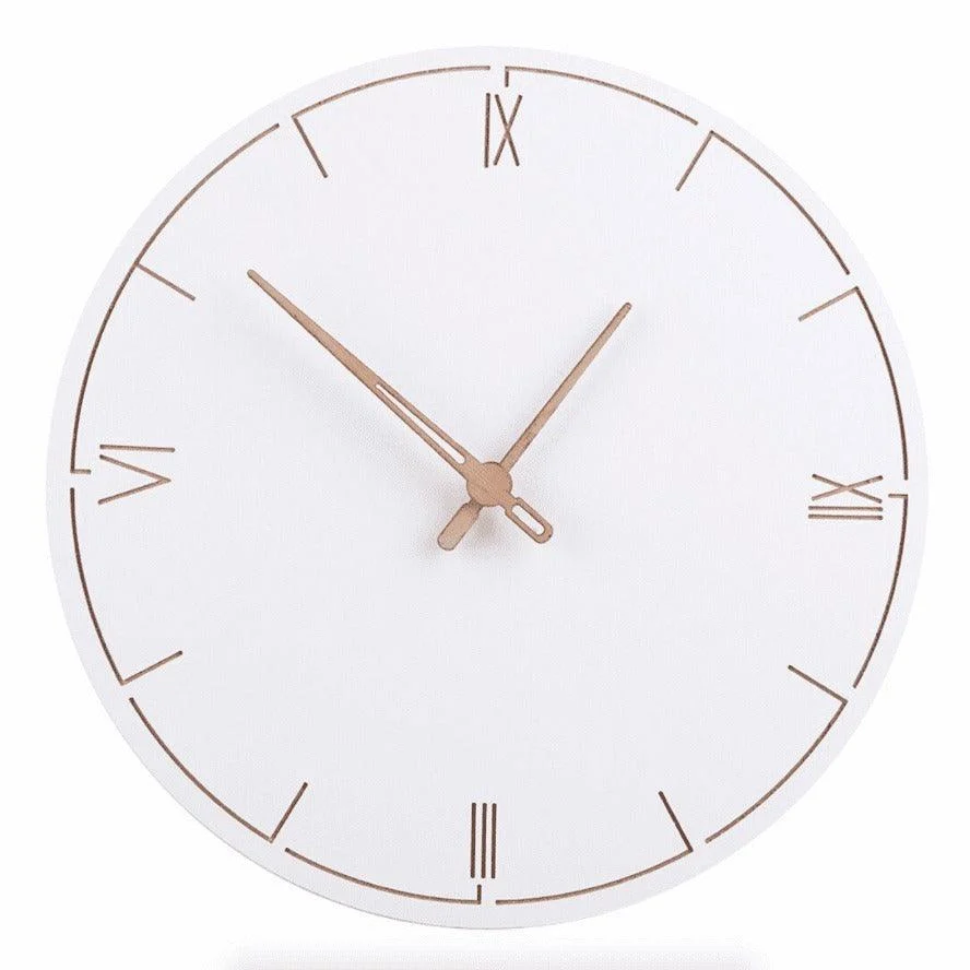 Pure-White-Simple-Wall-Clock-Minimalist-and-Stylish-Home-Decor-8 Pure White Simple Wall Clock Minimalist And Stylish Home Decor 8