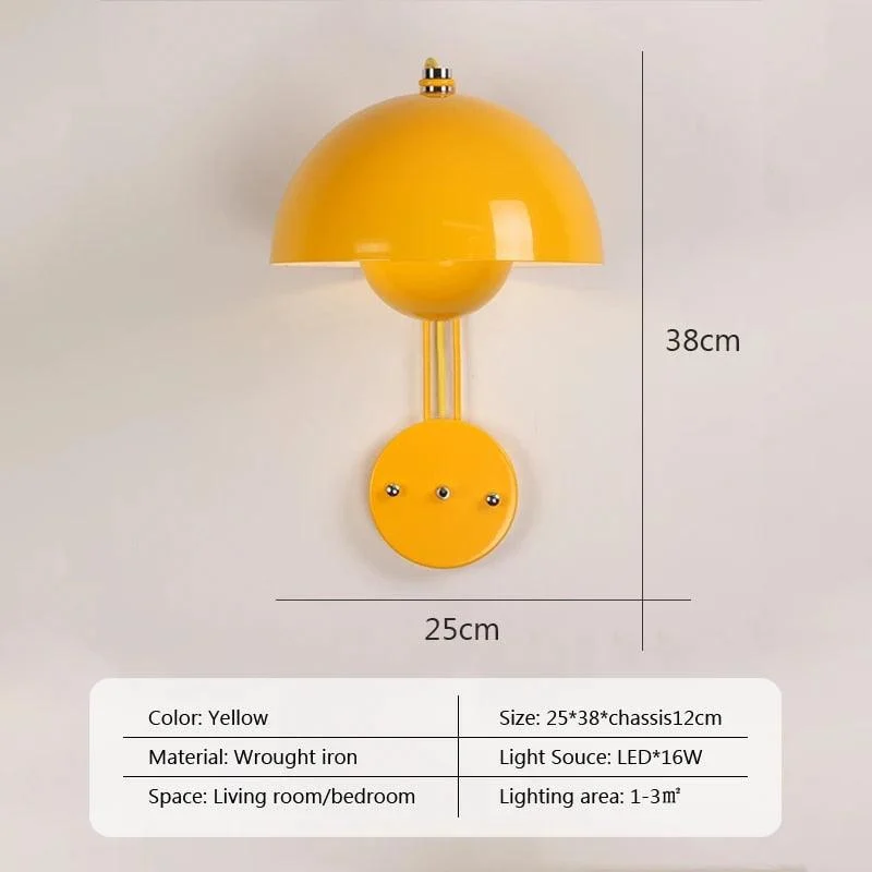 QWzrNieuwe-Nederlandse-Ontwerper-Led-Bloem-Knop-Wandlamp-Home-Paddestoel-Schansen-Macaron-Schakelaar-Nachtlampje-Slaapkamer-Verlichting-Decor Qwzrnieuwe Nederlandse Ontwerper Led Bloem Knop Wandlamp Home Paddestoel Schansen Macaron Schakelaar Nachtlampje Slaapkamer Verlichting Decor