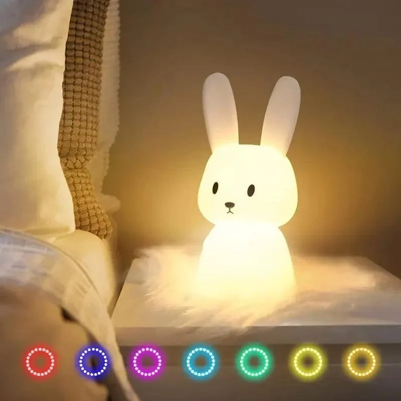 RabbitLEDNightLight-Homeko1 Rabbit LED Night Light - Homeko