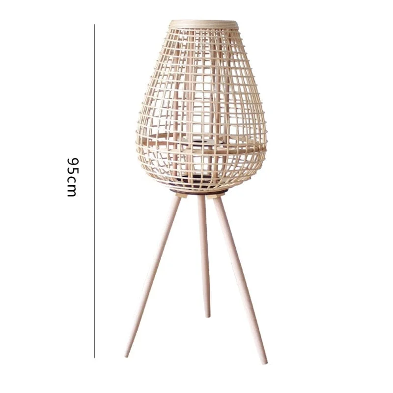 Rattan Floor Lamp Candelabra Patio Decorative Candle Holders Lantern Japanese Style Titular De La Vela Home 9d19bc16 8915 49d5 9470 245dbbb785bf