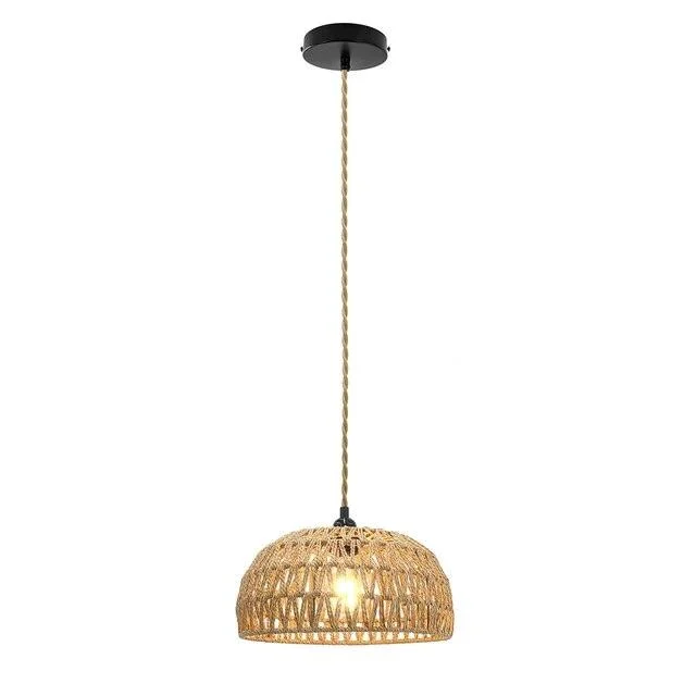 RattanPendantLightingChandelierHangingLampCeilingHandmadeHomeLivingDecor-Homeko1 Rattan Pendant Lighting Chandelier Hanging Lamp Ceiling Handmade Home Living Decor - Homeko