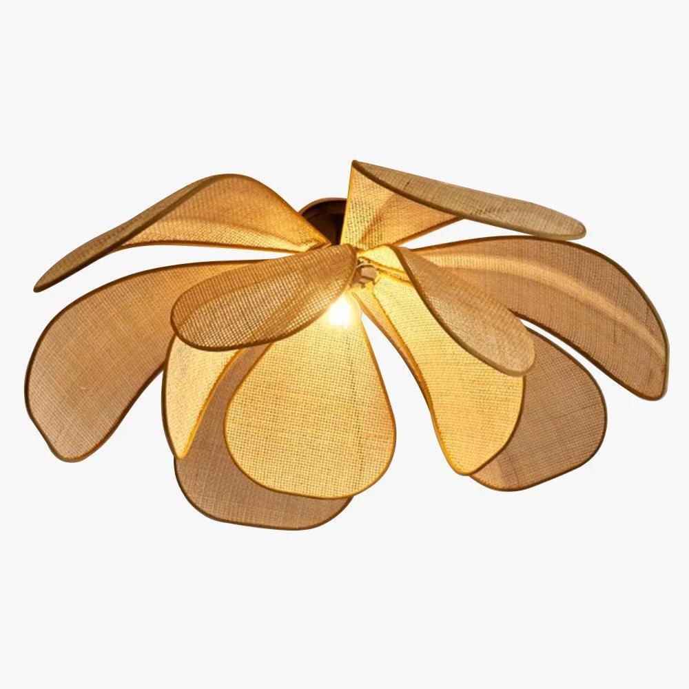 RattanPetalRusticLampShadePendantLight_1 Rattanpetalrusticlampshadependantlight 1