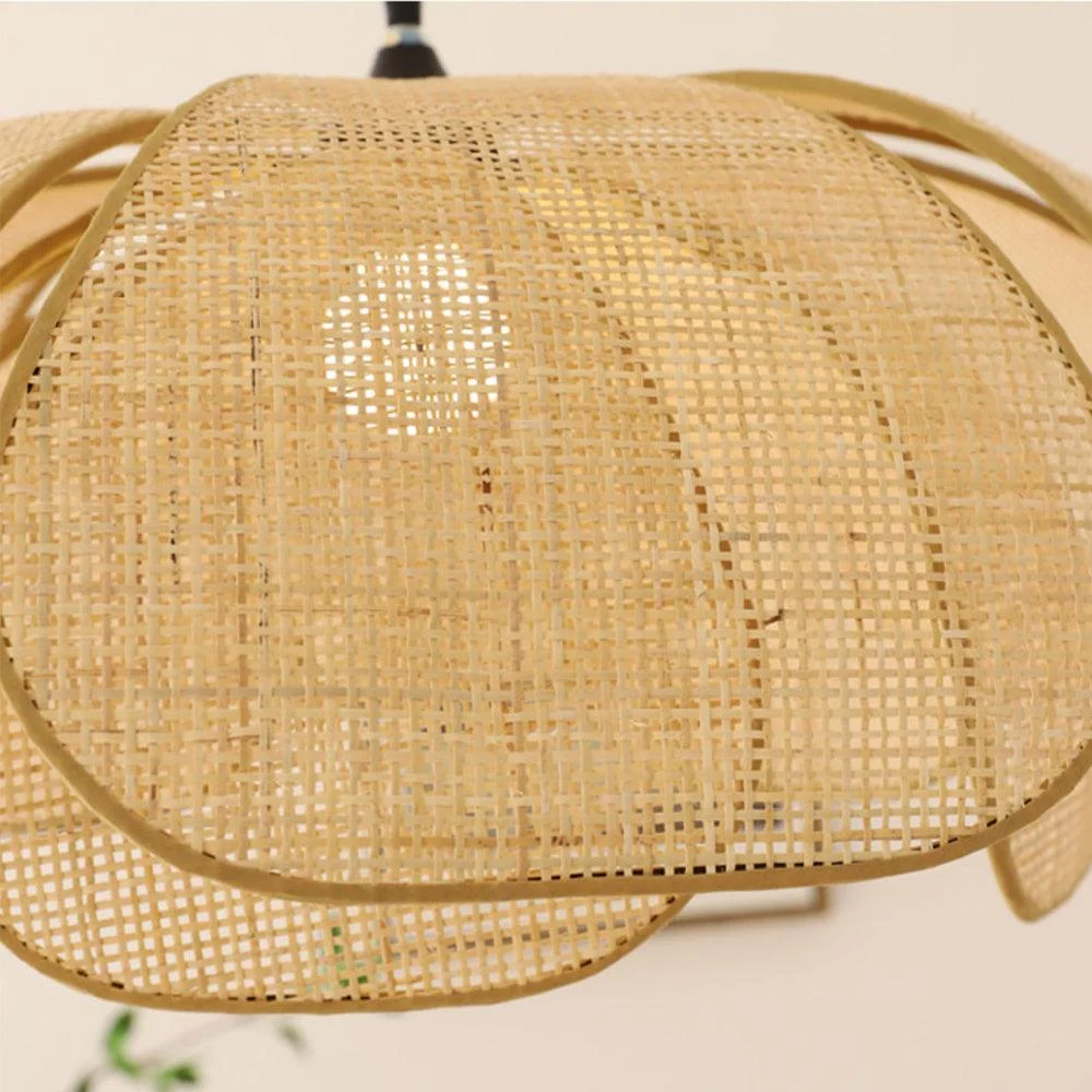 RattanPetalRusticLampShadePendantLight_9 Rattanpetalrusticlampshadependantlight 9