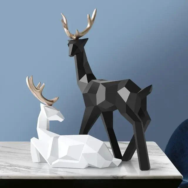 Reindeer-Statue-Ornament-_Set-of-2_-Decorfaure-1685702236 Reindeer Statue Ornament (Set of 2) - ISTANBULLU LTD