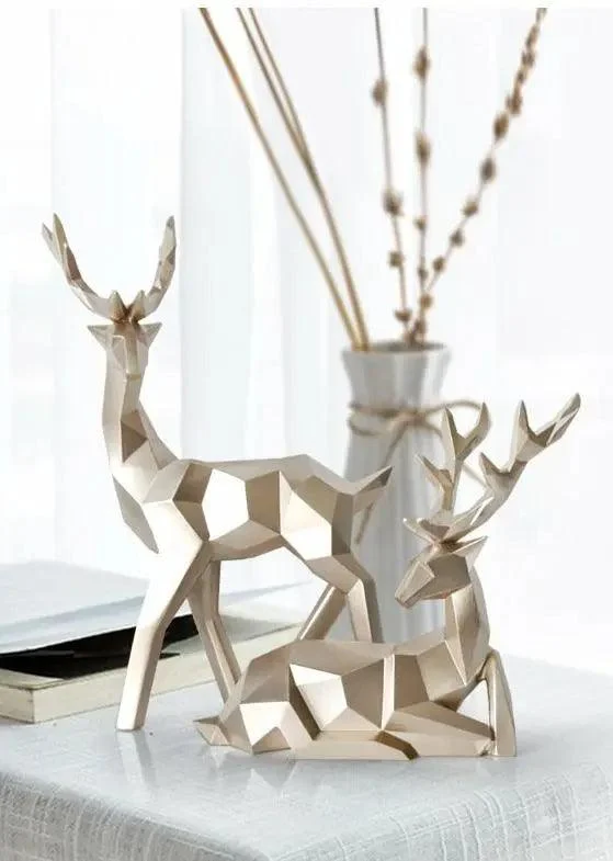 Reindeer-Statue-Ornament-_Set-of-2_-Decorfaure-1685702360 Reindeer Statue Ornament (Set of 2) - ISTANBULLU LTD