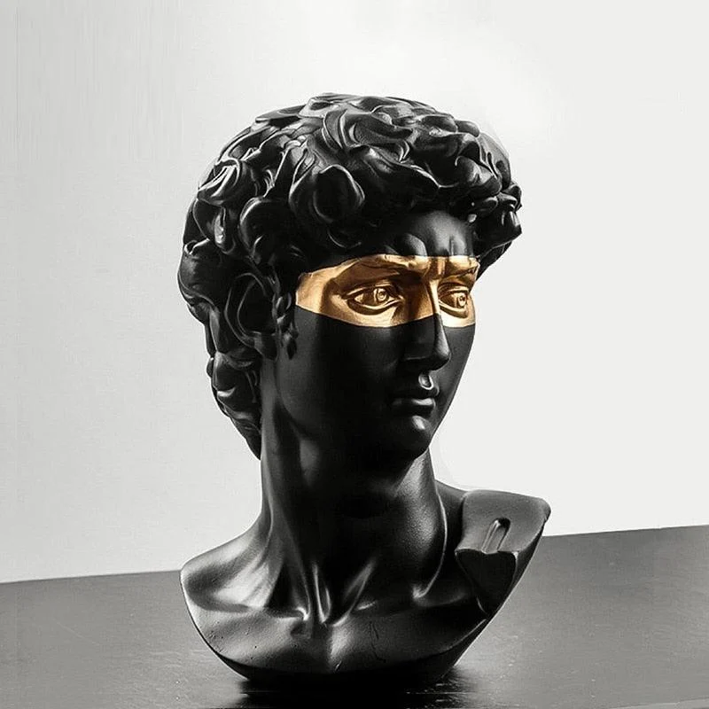 Renaissance Gold Accent Statue - Homeko