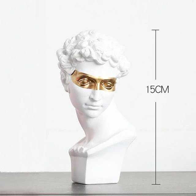 Renaissance Gold Accent Statue - Homeko