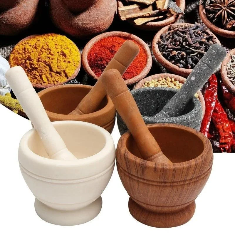 Resin-Setmortar-and-Pestle-Garlic-Herb-Spice-Mixing-Grinding-Crusher-Bowl-Restaurant-Kitchen-Tools Resin Setmortar And Pestle Garlic Herb Spice Mixing Grinding Crusher Bowl Restaurant Kitchen Tools
