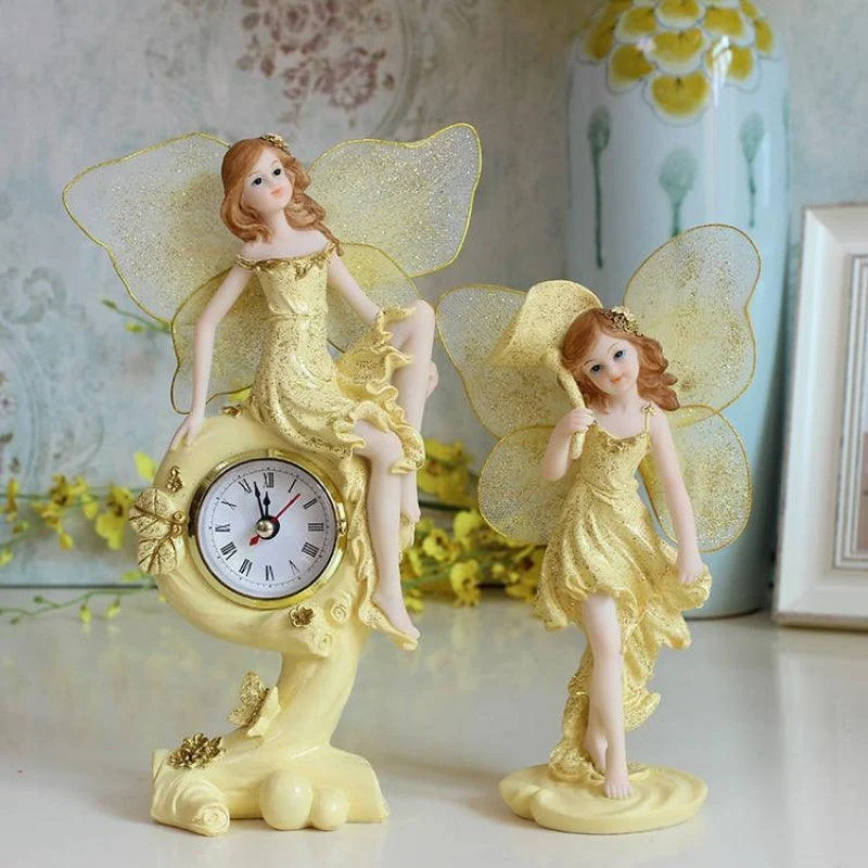 Resin Fairy Angel Sculptures and Statues Figurine Craft - Homeko