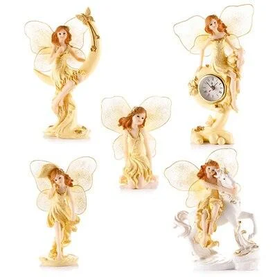 Resin Fairy Angel Sculptures and Statues Figurine Craft - Homeko