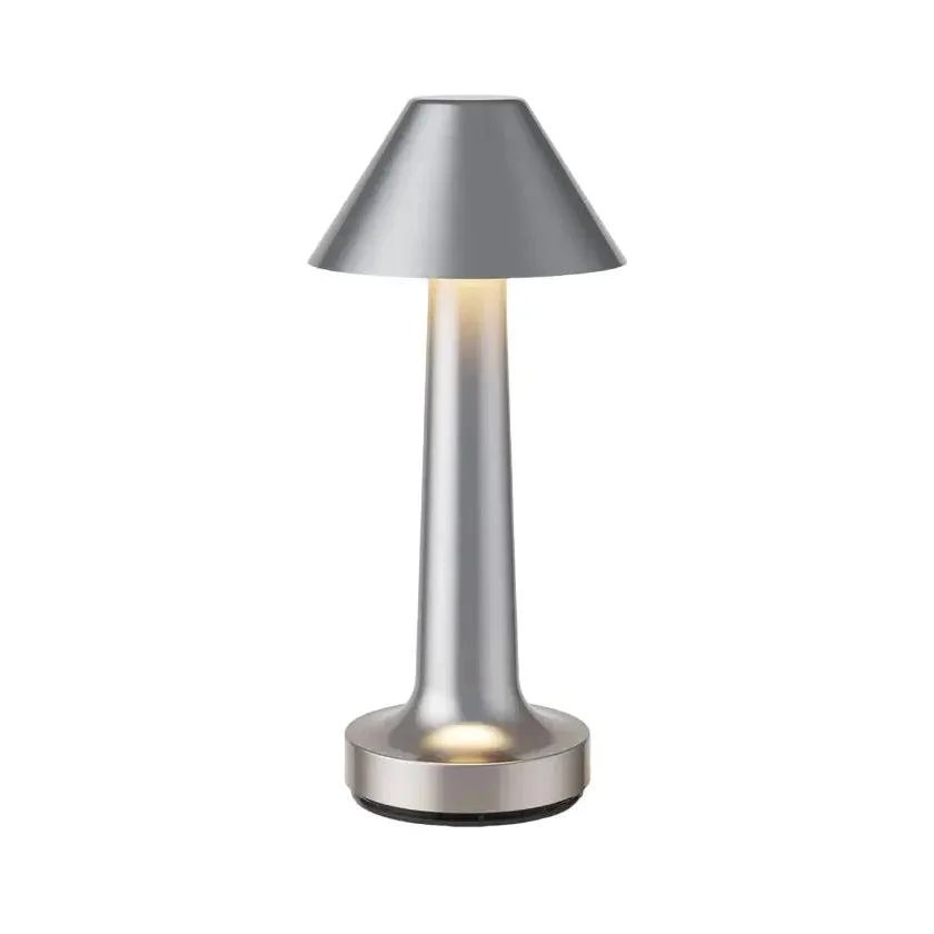 Restaurantbartablelamp Cone Silver